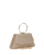 Texas Sia Gold Clutch