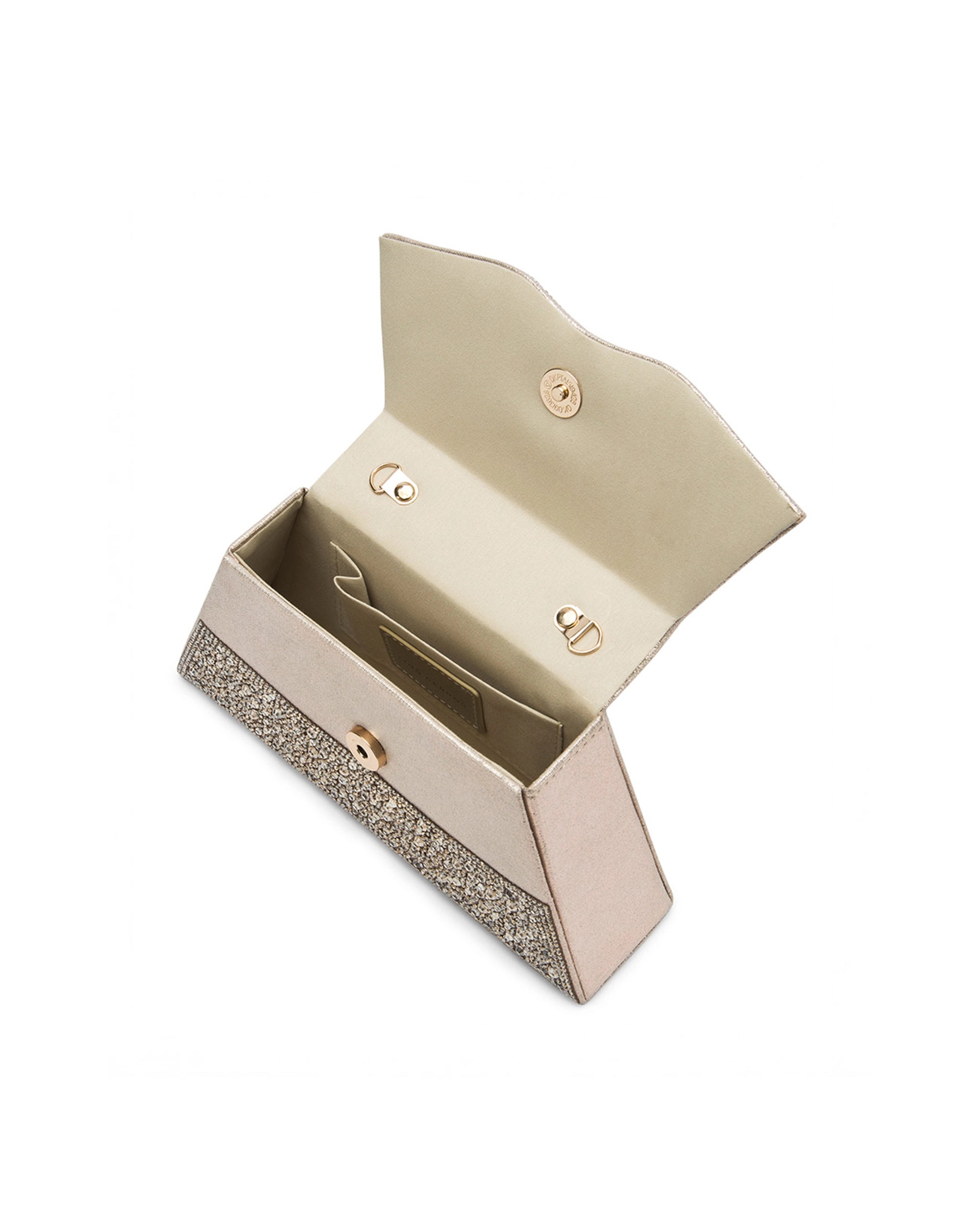 Texas Sia Gold Clutch