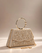 Texas Sia Gold Clutch