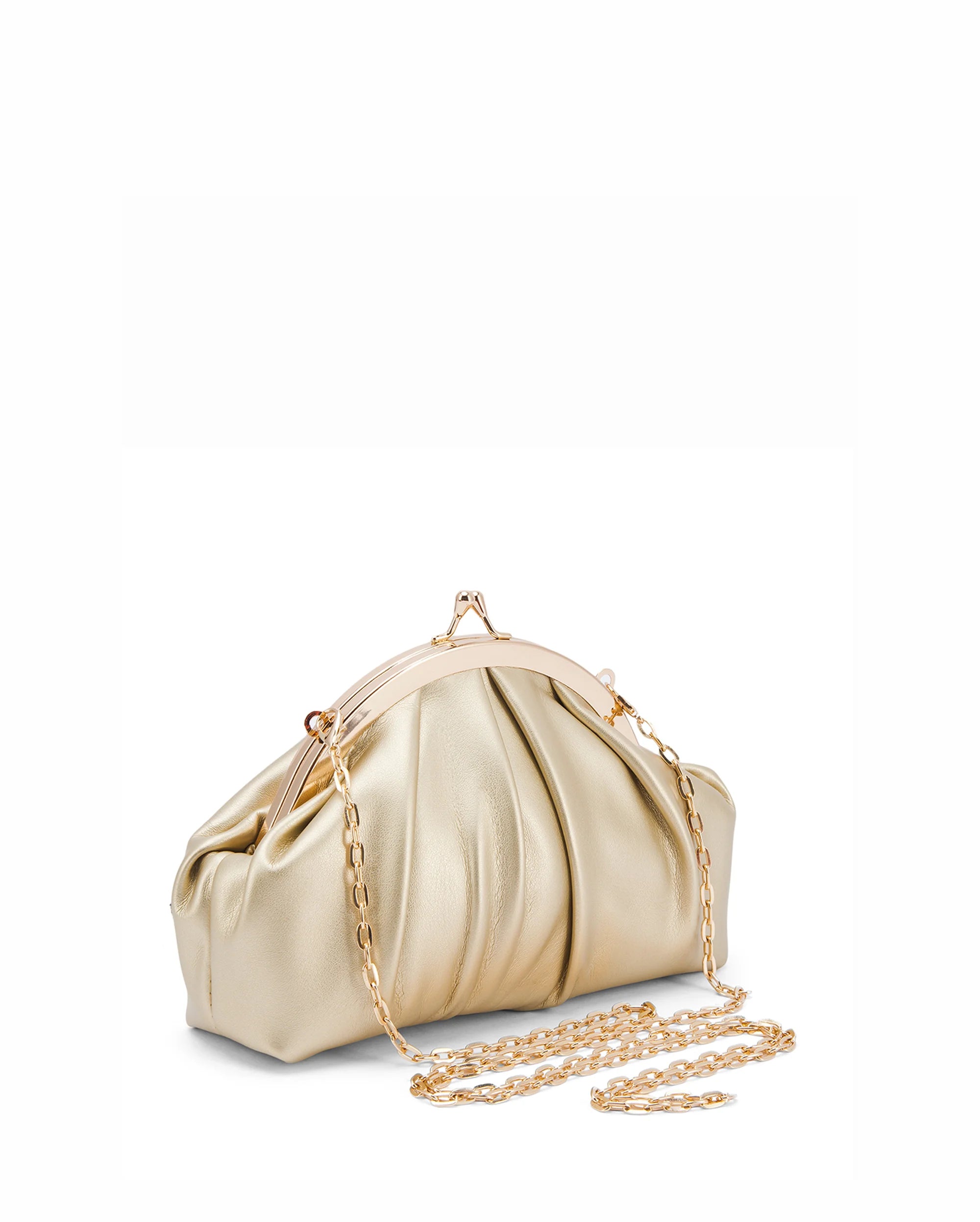 Texas Tara Light Gold Clutch