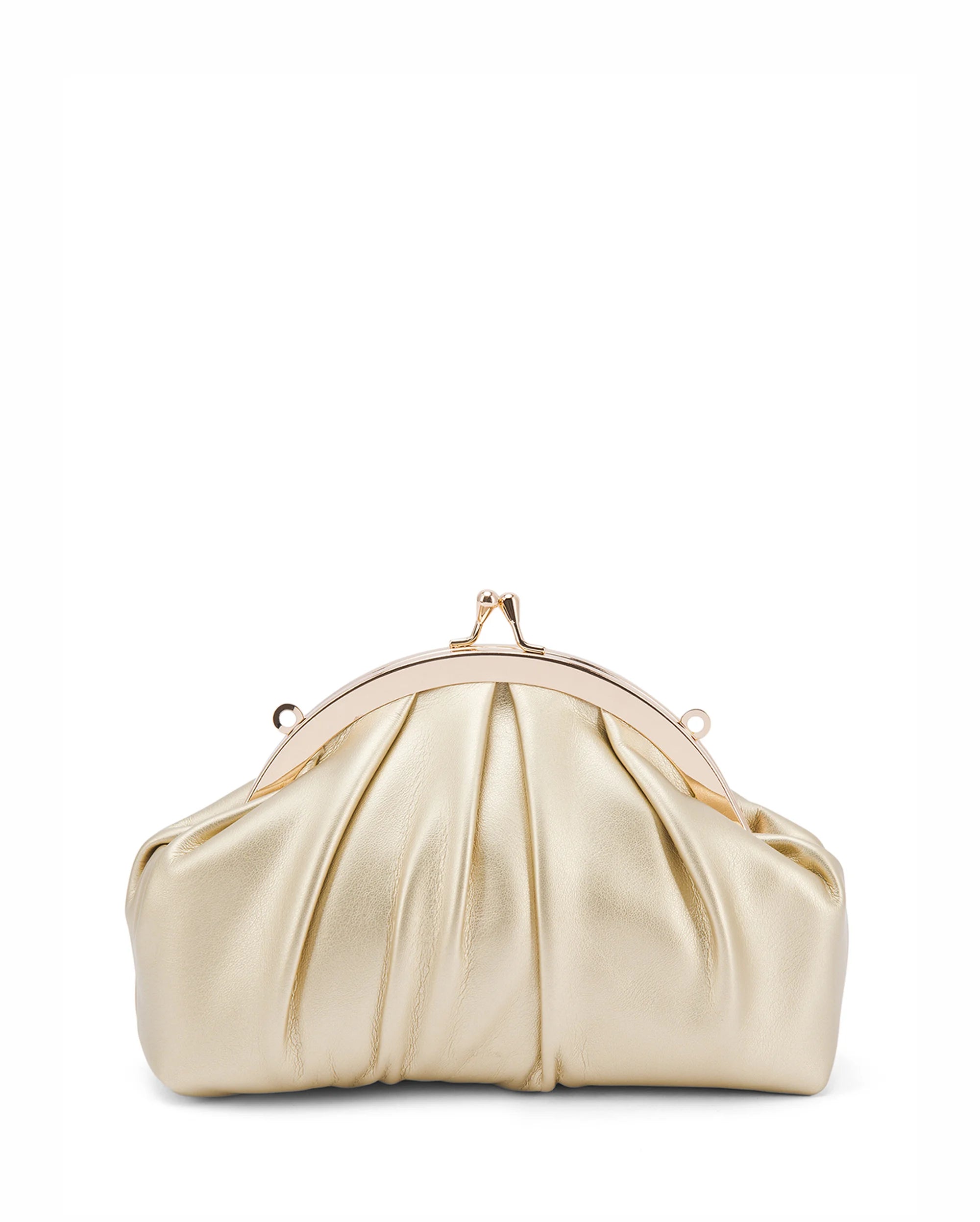 Texas Tara Light Gold Clutch