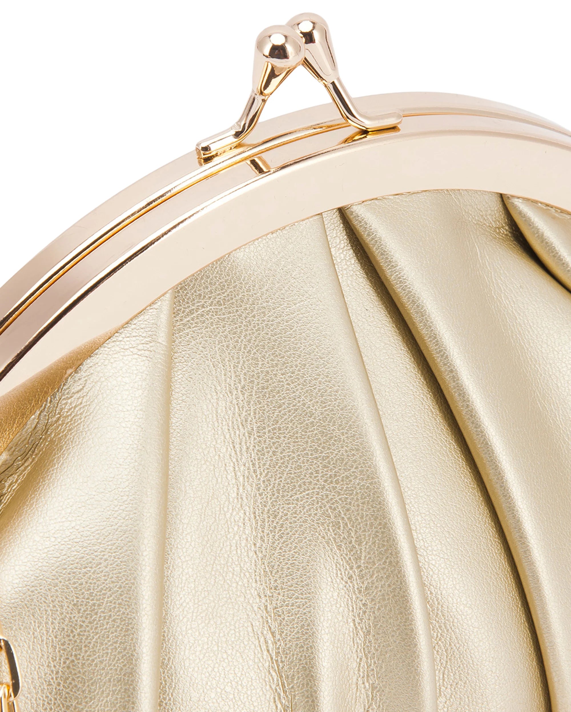 Texas Tara Light Gold Clutch
