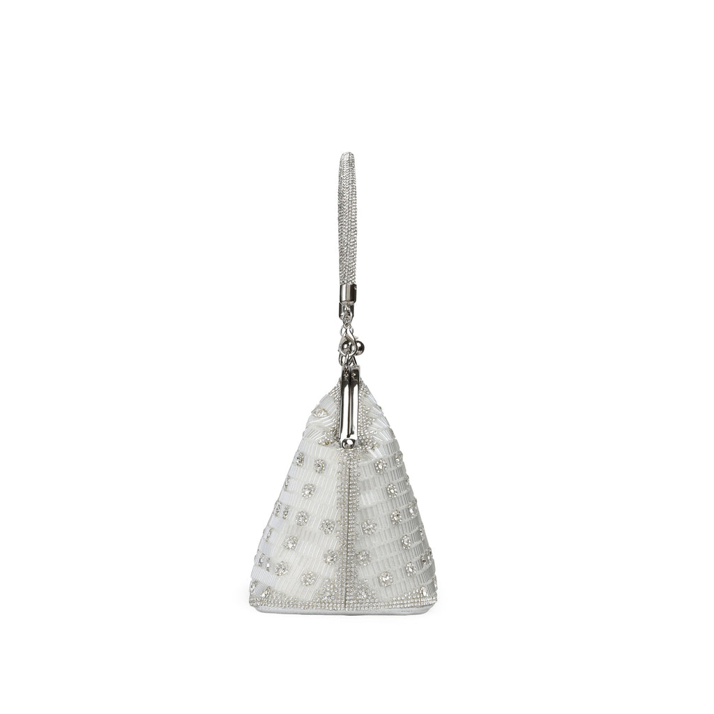 Texas Sera Silver Clutch