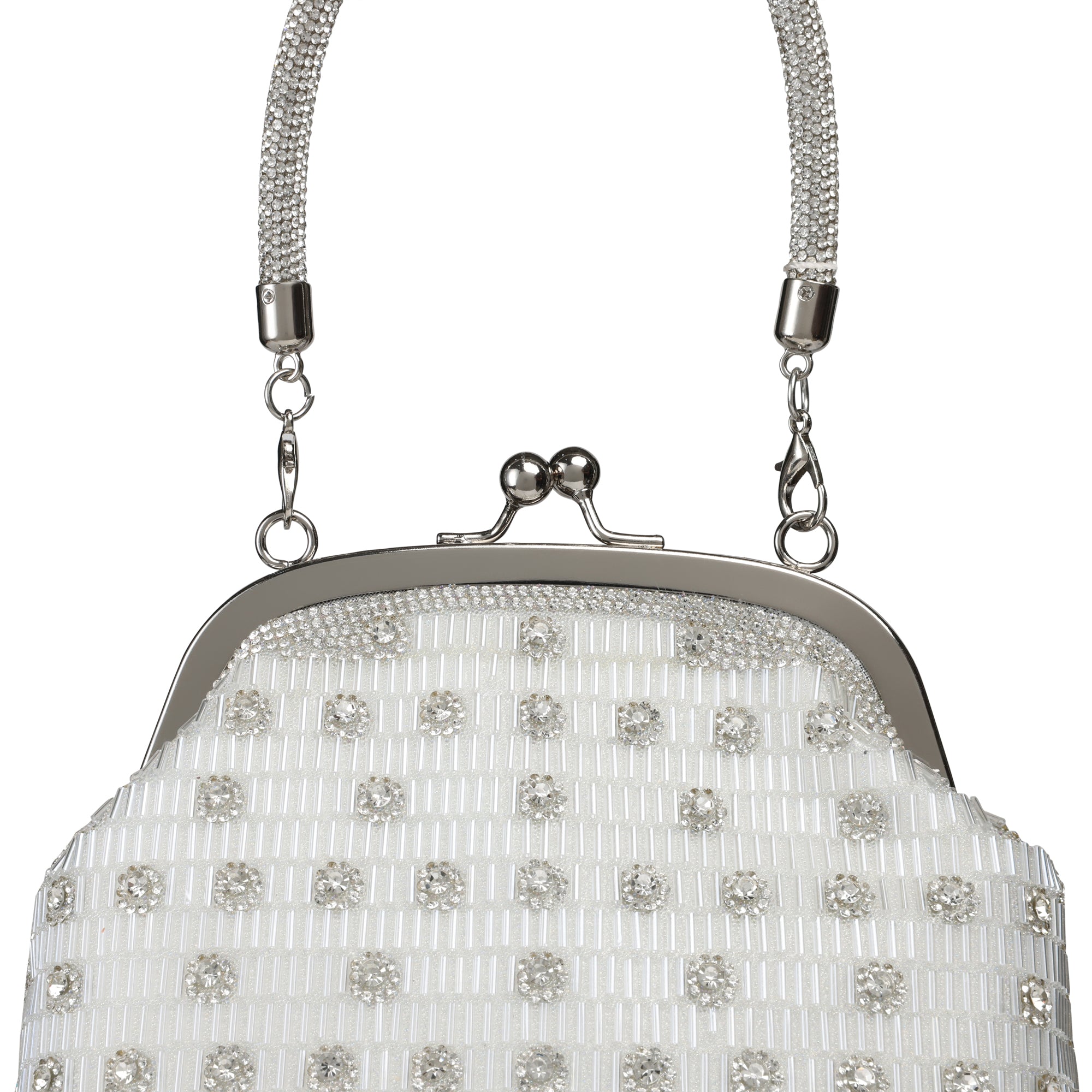 Texas Sera Silver Clutch