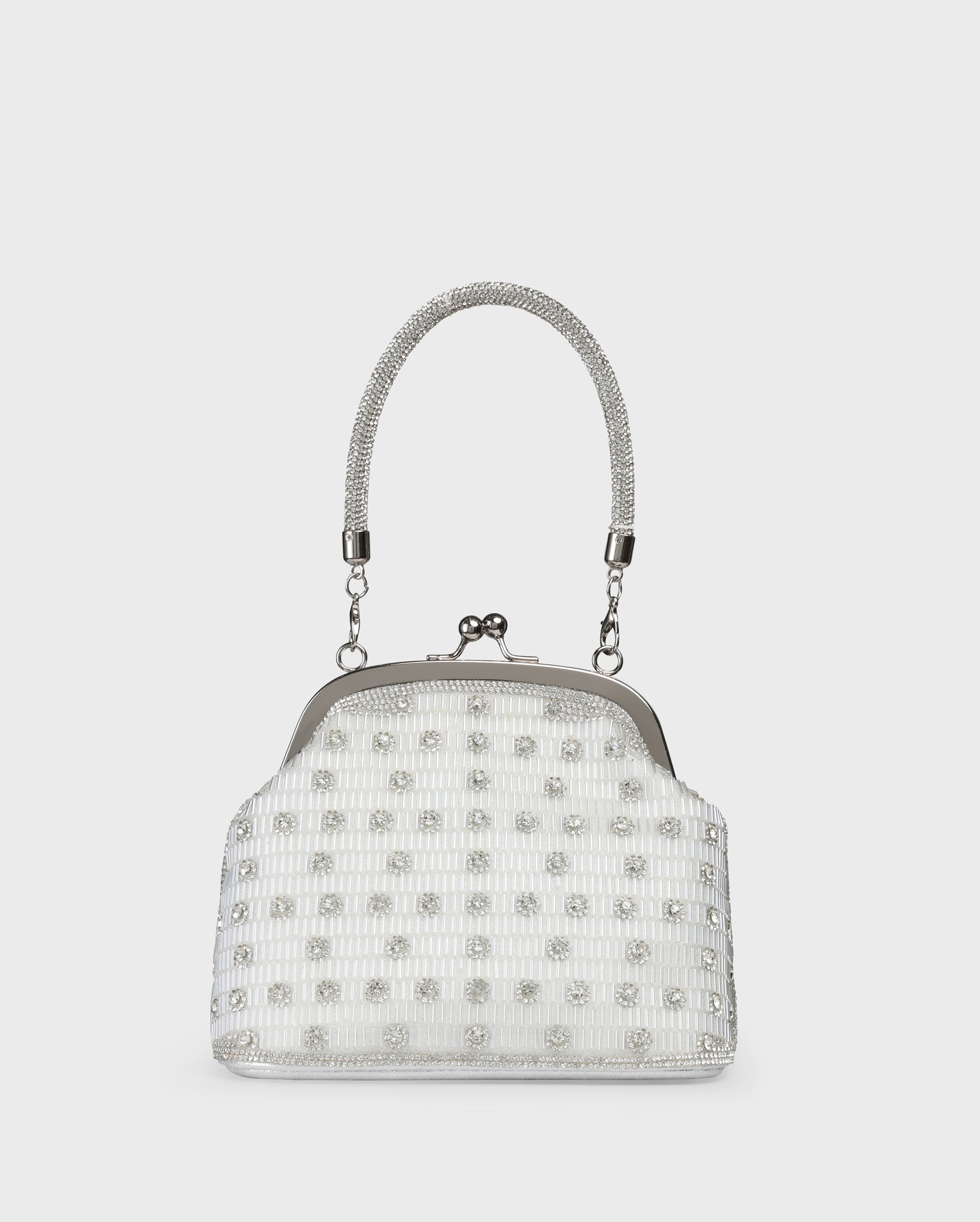 Texas Sera Silver Clutch