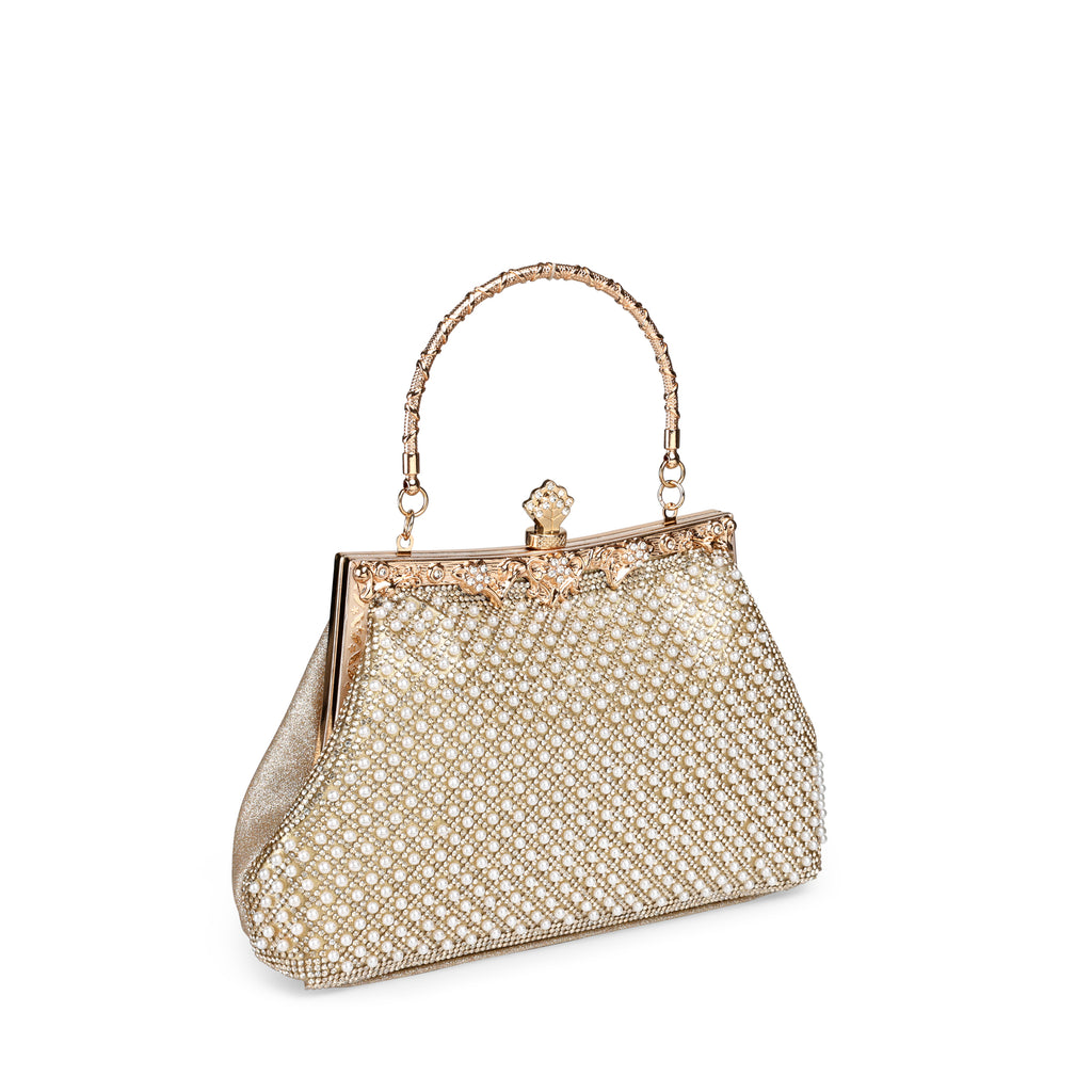 Texas Elysia Light Gold Clutch