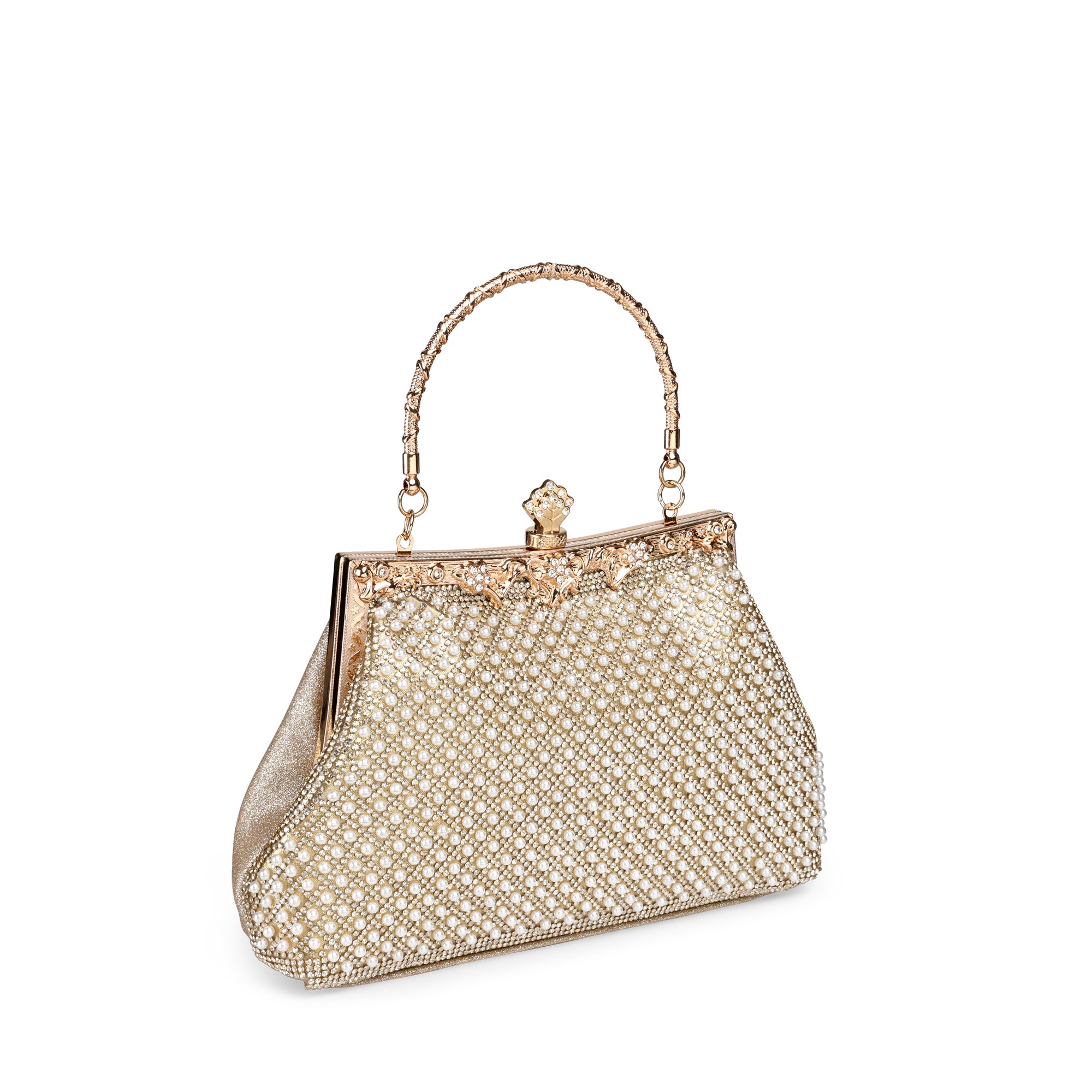 Texas Elysia Light Gold Clutch