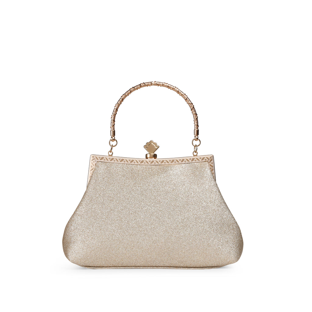 Texas Elysia Light Gold Clutch