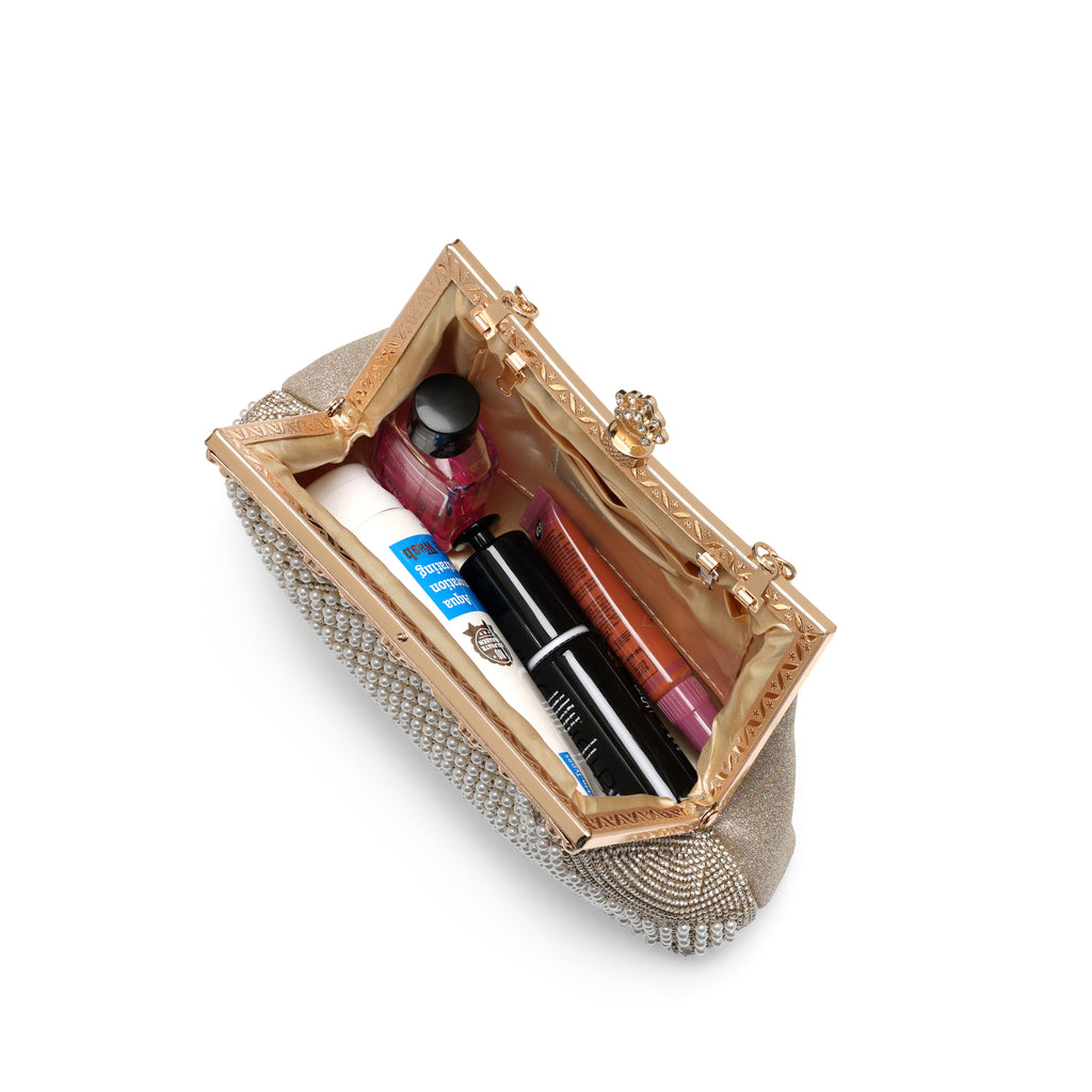 Texas Elysia Light Gold Clutch