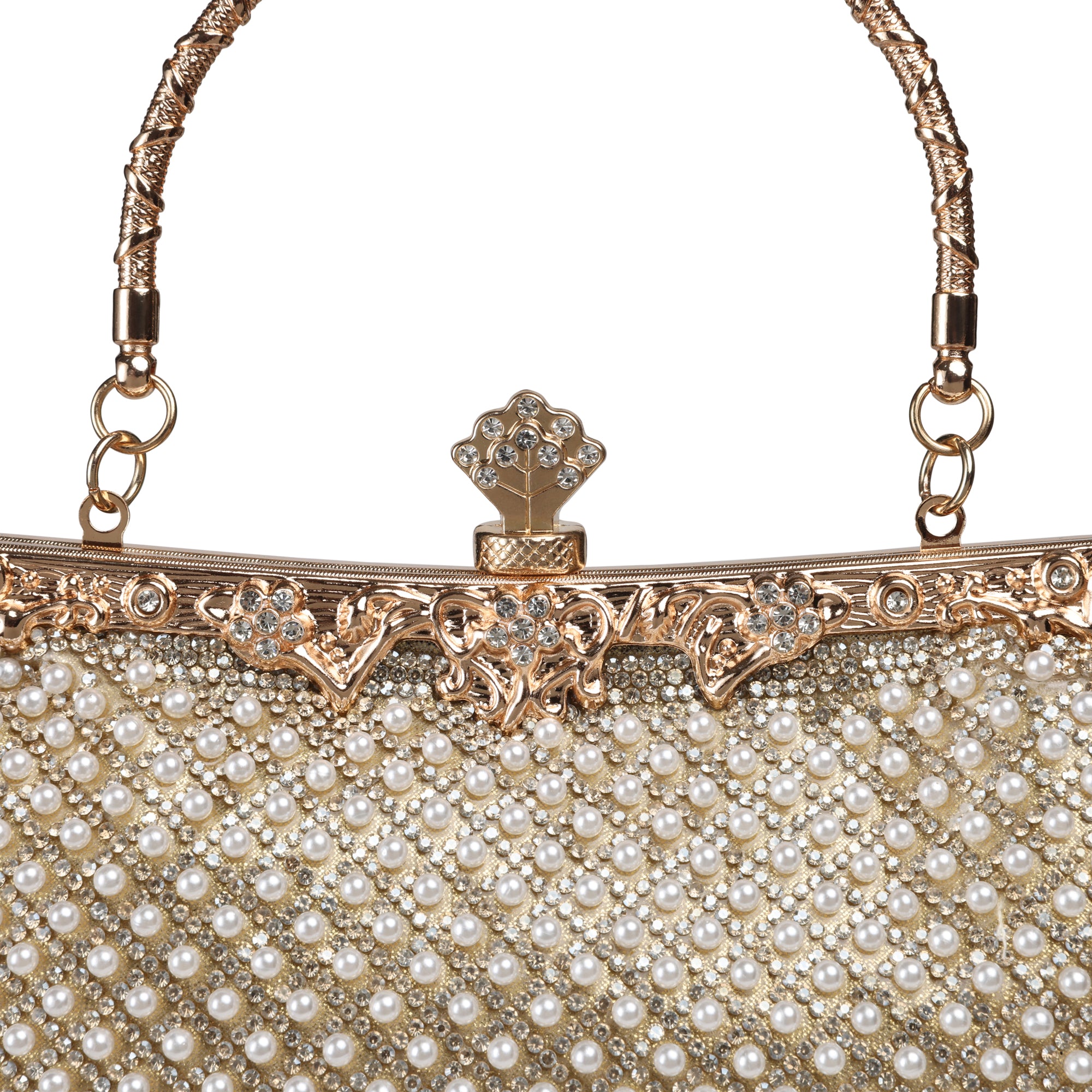 Texas Elysia Light Gold Clutch