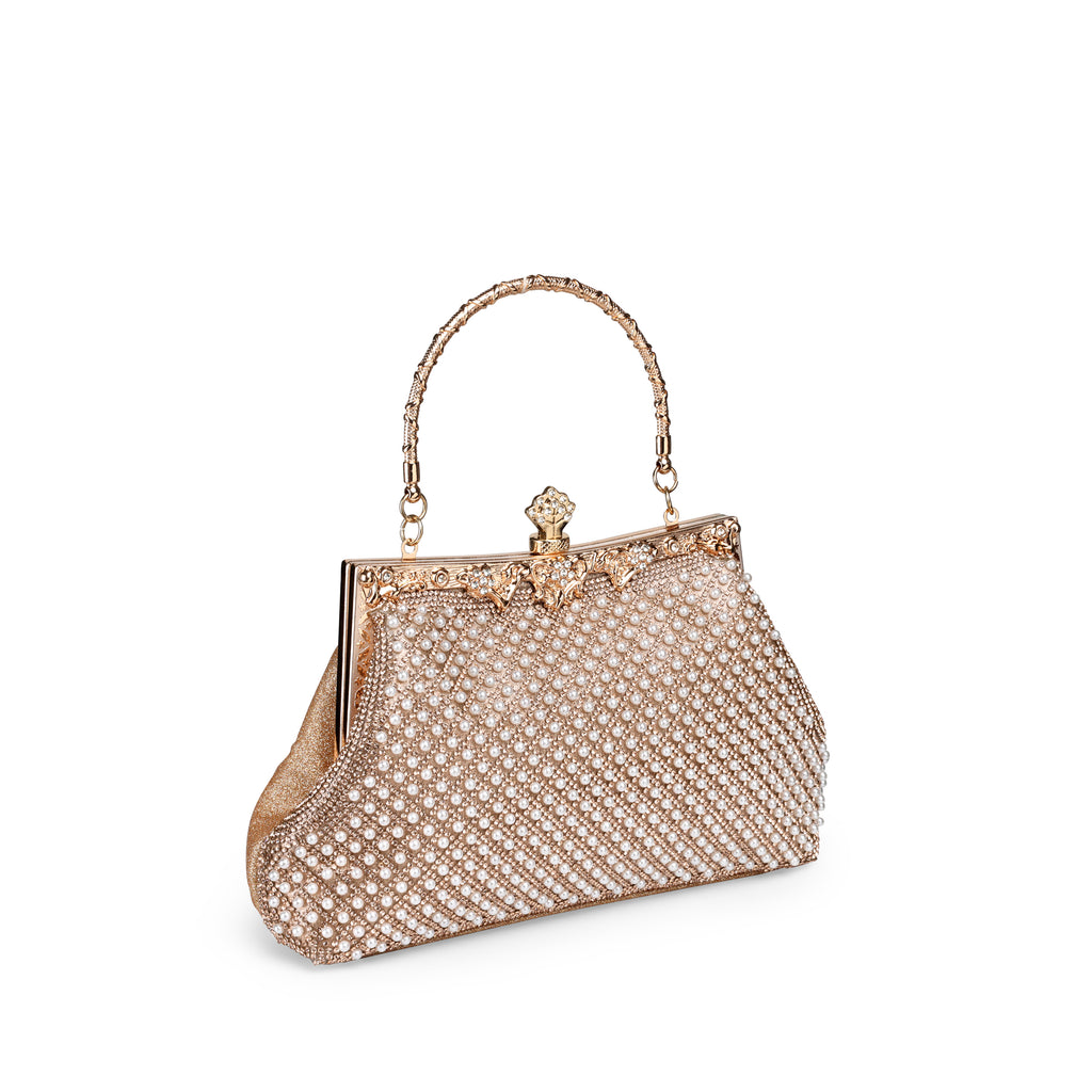 Texas Elysia Rose Gold Clutch