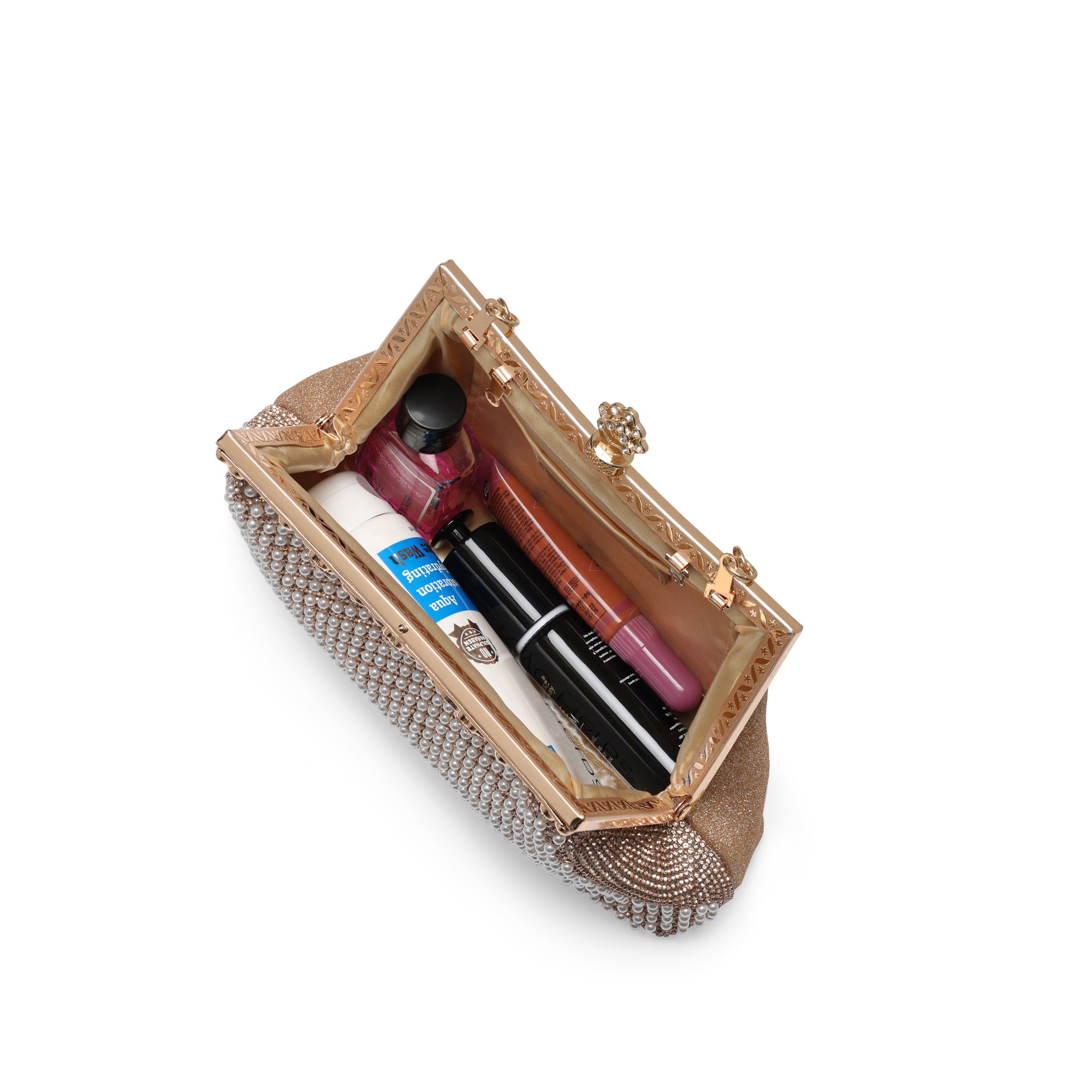 Texas Elysia Rose Gold Clutch