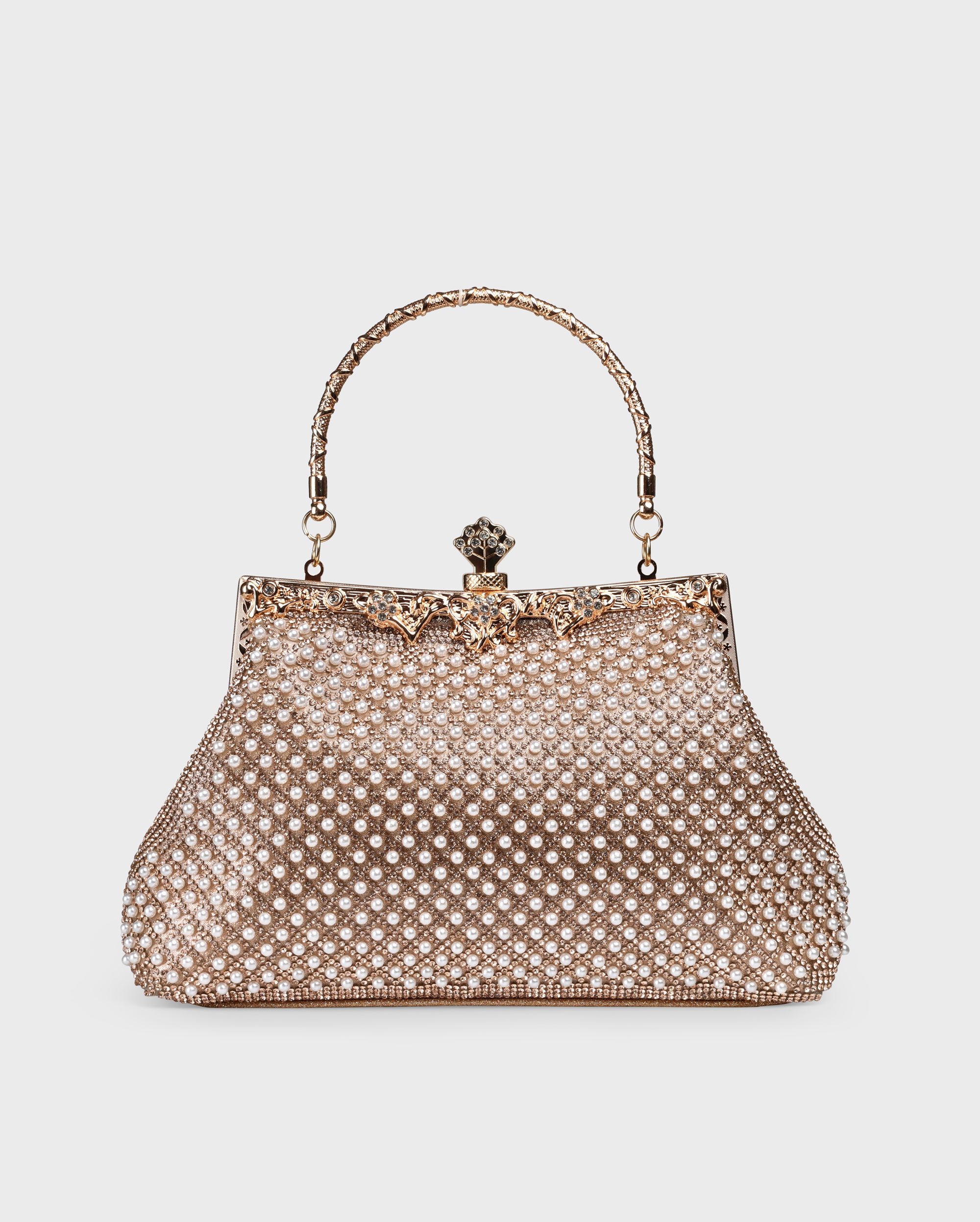 Texas Elysia Rose Gold Clutch