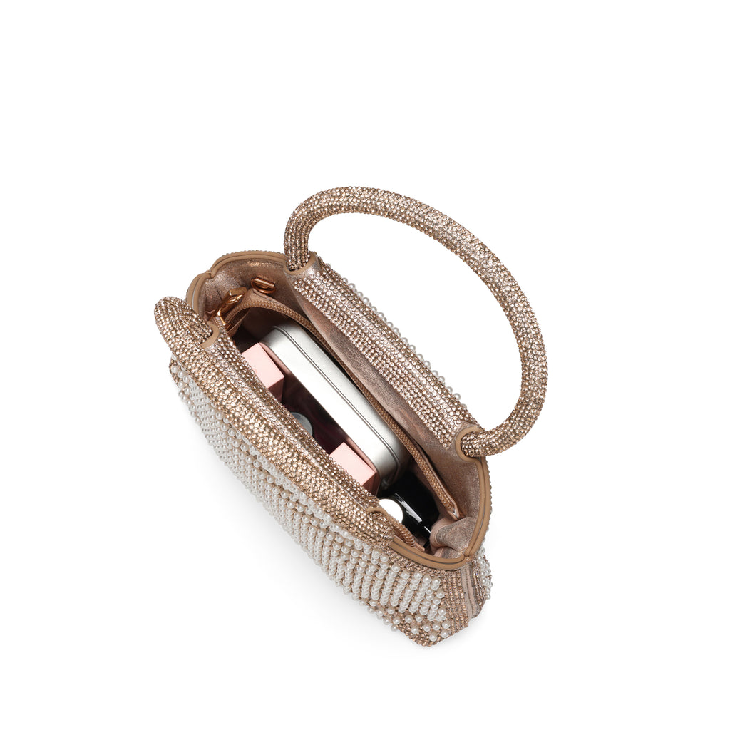 Texas Maison Rose Gold Clutch