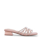 Gabbana Rhinestone Embellished Pink Flats - Lino Perros