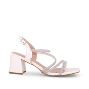 Gabbana Back Strap White Sandals