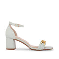 Gabbana Chain Link Block Heels - Lino Perros