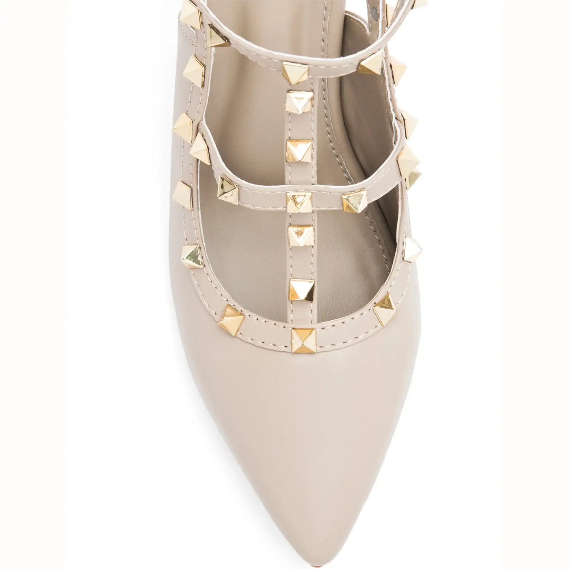 Victoria Cage Beige Stilettos - Lino Perros