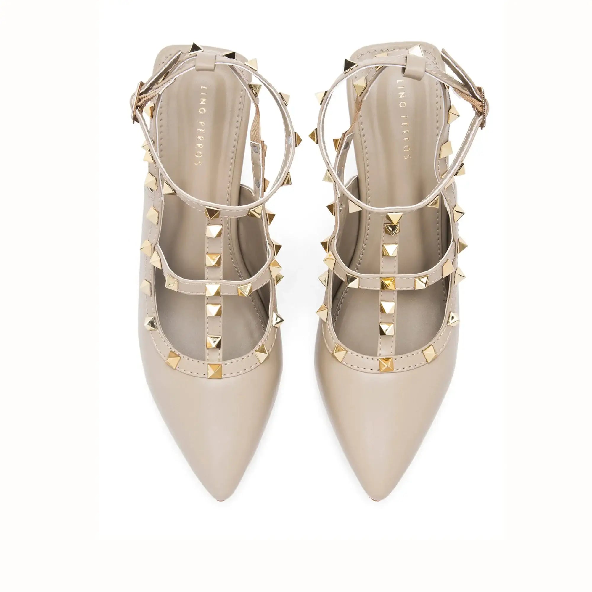 Victoria Cage Beige Stilettos - Lino Perros