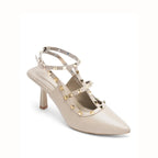 Victoria Cage Beige Stilettos - Lino Perros