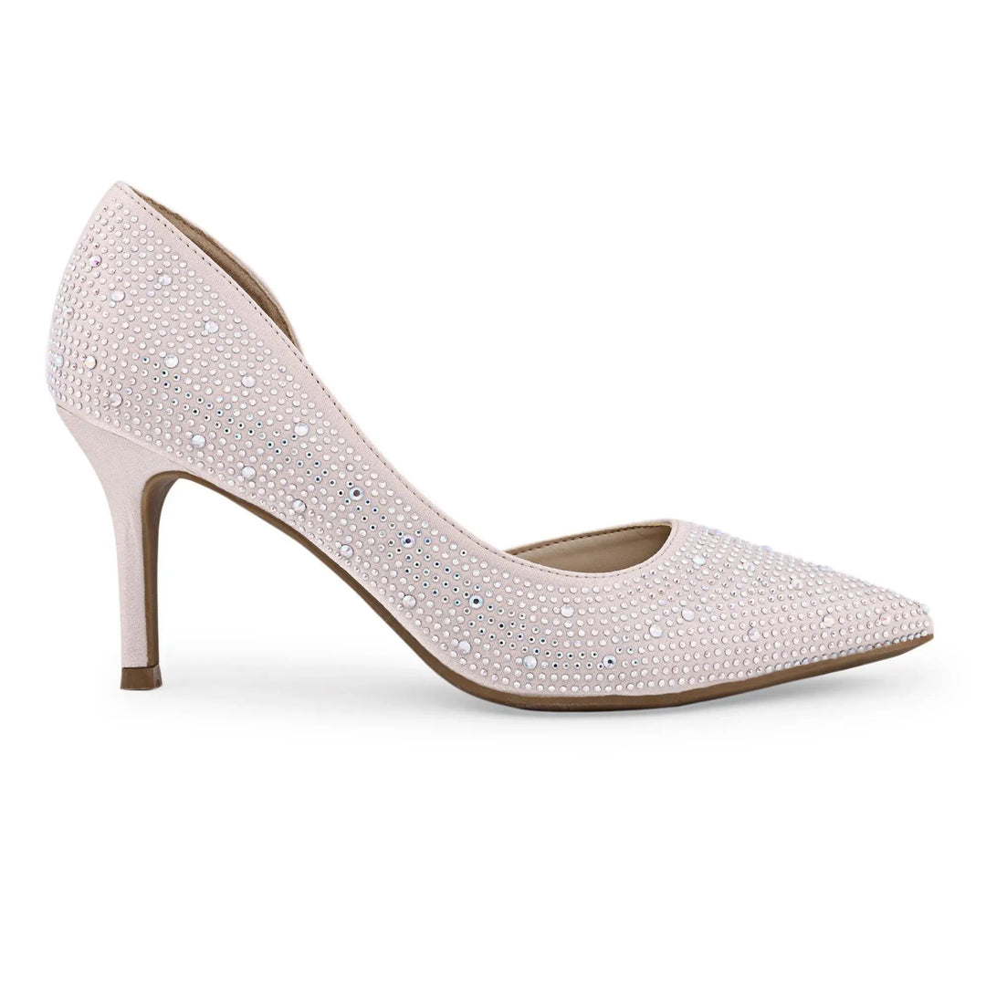 Diamond studded heels store