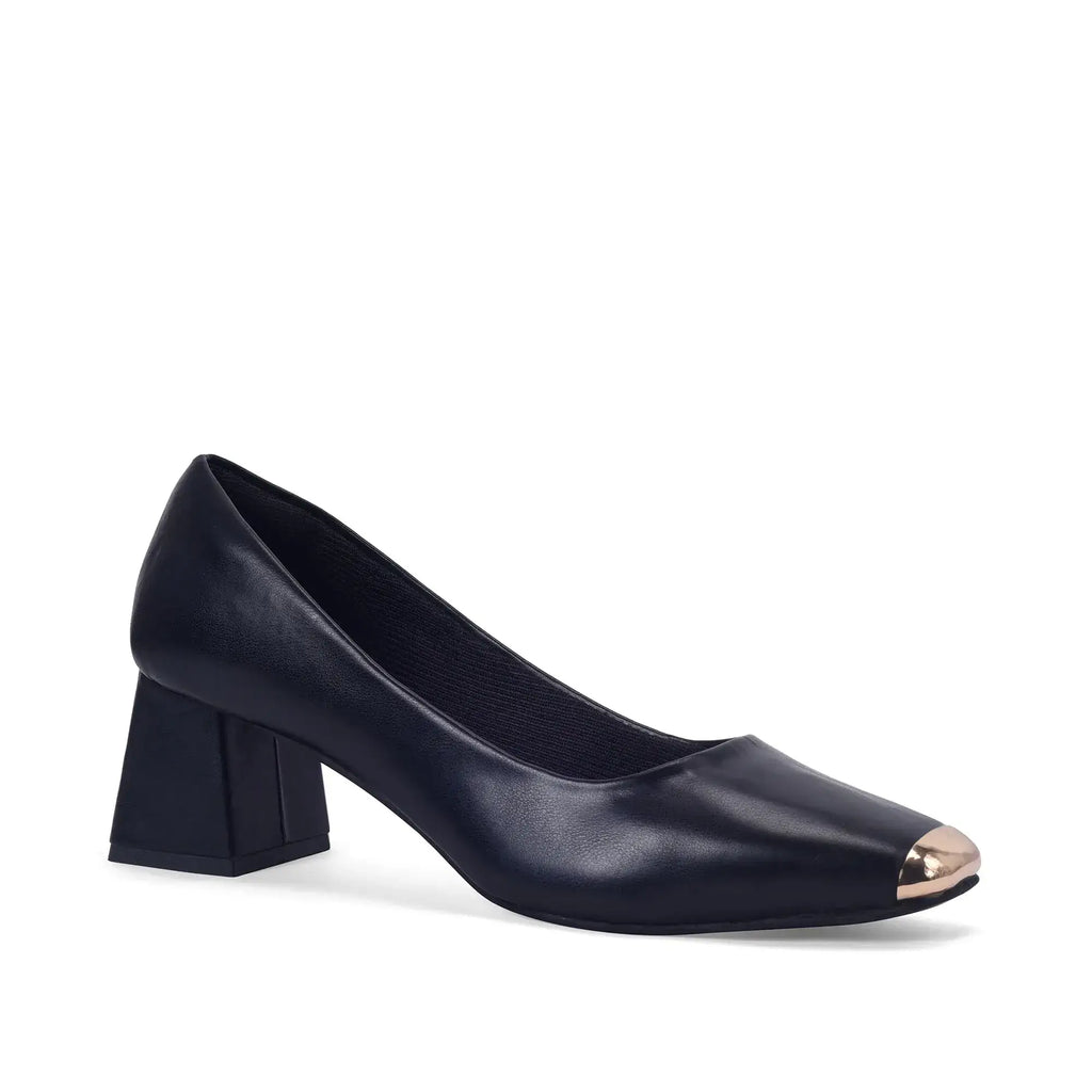 Gabbana Jet Black Toe Pumps - Lino Perros
