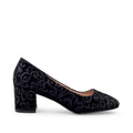 Gabbana Self Embossed Black Pumps - Lino Perros