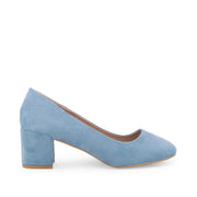 Gabbana Formal Suede Soft Blue Pumps