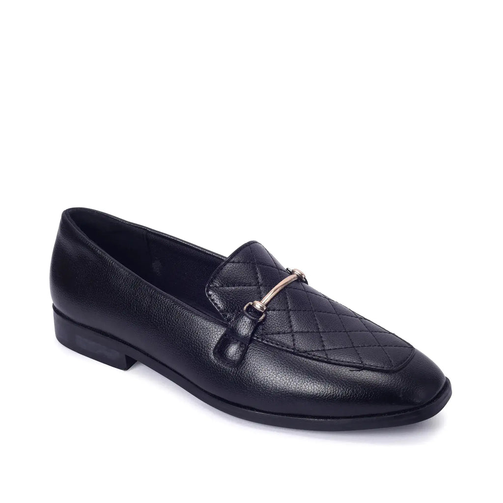 Ava Formal Jet Black Loafers - Lino Perros