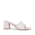 Gabbana Quilted Off White Block Heels - Lino Perros
