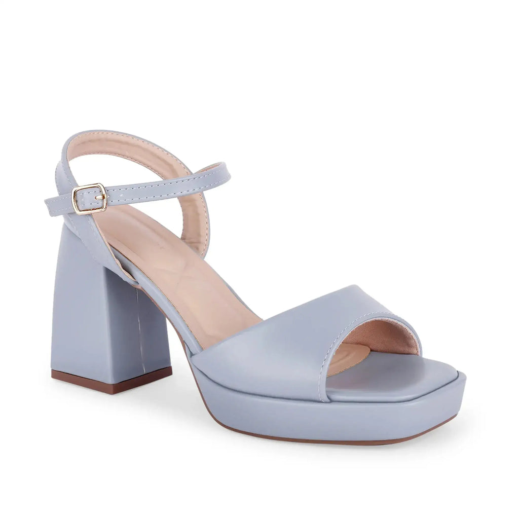Tiffany Block Soft Blue Heels - Lino Perros