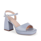 Tiffany Block Soft Blue Heels - Lino Perros