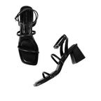 Gabbana Craze Block Black Heels - Lino Perros