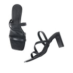 Gabbana Modern Black Block Heels - Lino Perros