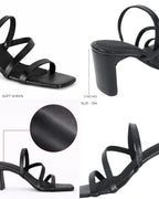 Gabbana Modern Black Block Heels - Lino Perros
