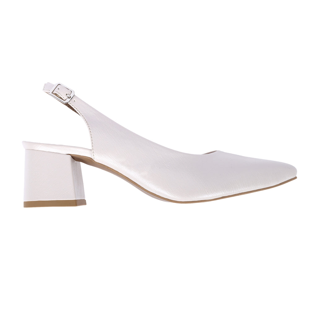 Hepburn Inspiring Soft Beige Pumps Heels | Lino Perros