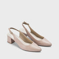 Hepburn Inspiring Peach Beige Pumps Heels - Lino Perros