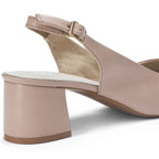 Hepburn Inspiring Peach Beige Pumps Heels - Lino Perros
