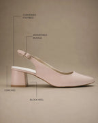 Hepburn Inspiring Peach Beige Pumps Heels - Lino Perros