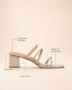 Gabbana Resort Block Beige Heels - Lino Perros