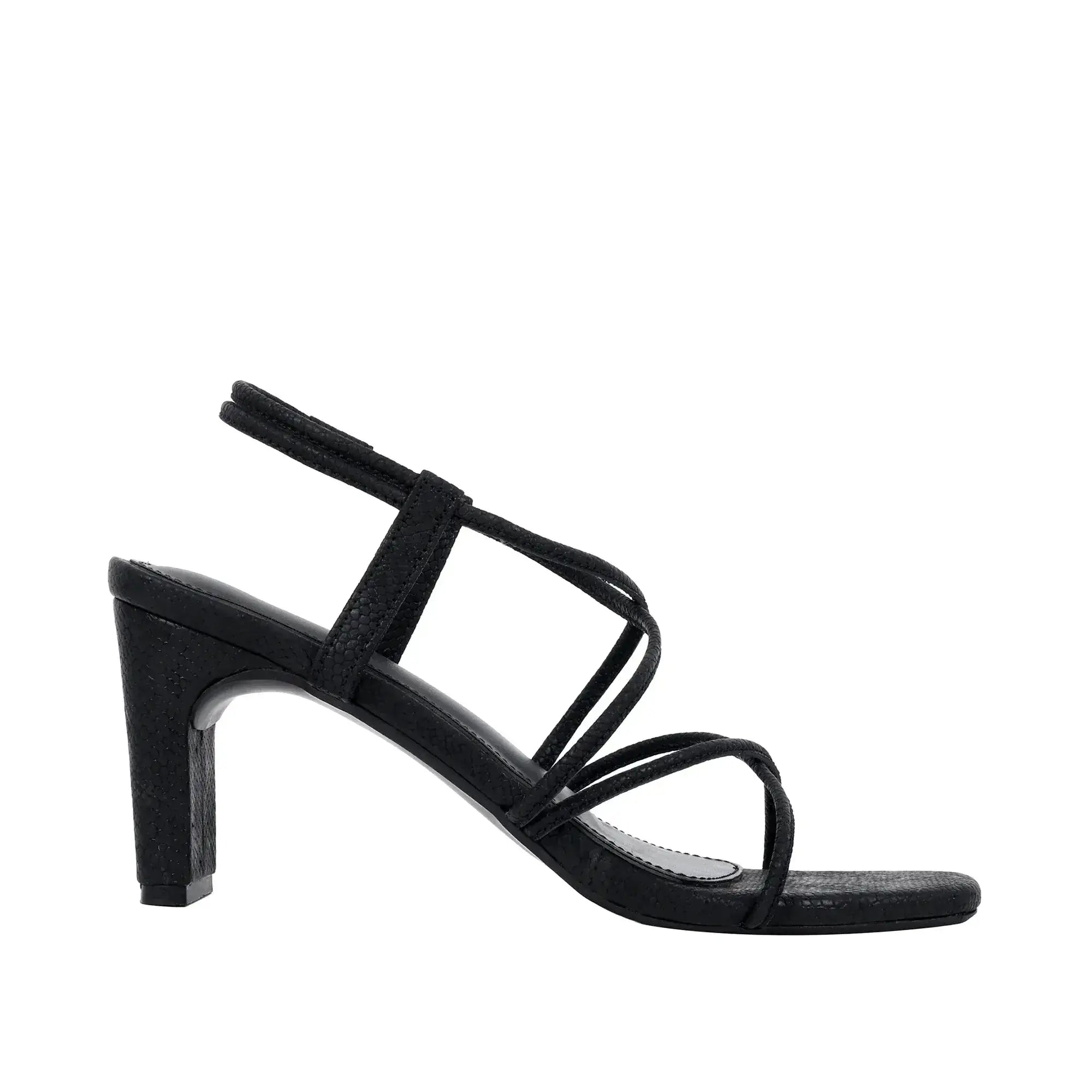 Gabbana Cocktail Block Black Heels - Lino Perros