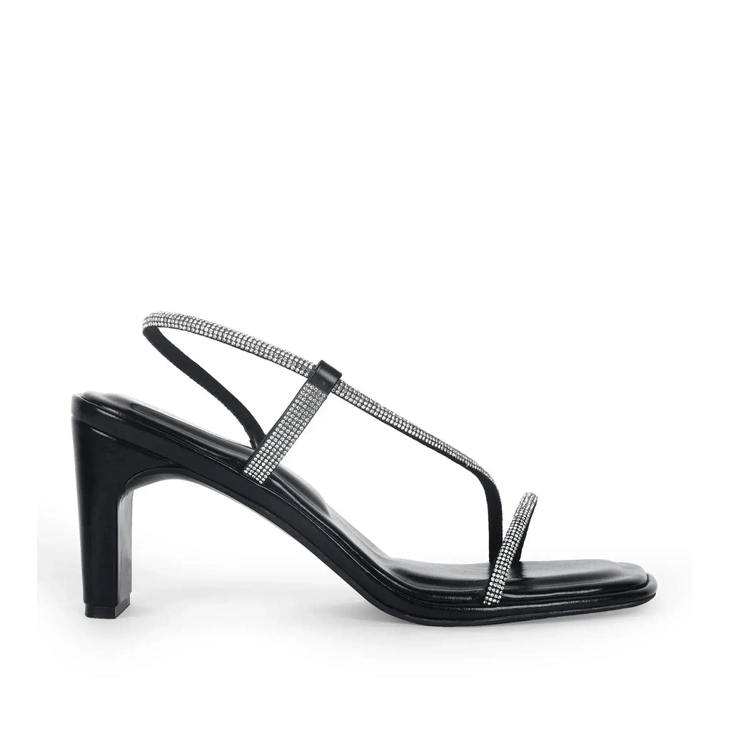 Gabbana Bling Black Sandal - Lino Perros