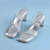 Gabbana Bling White Sandal