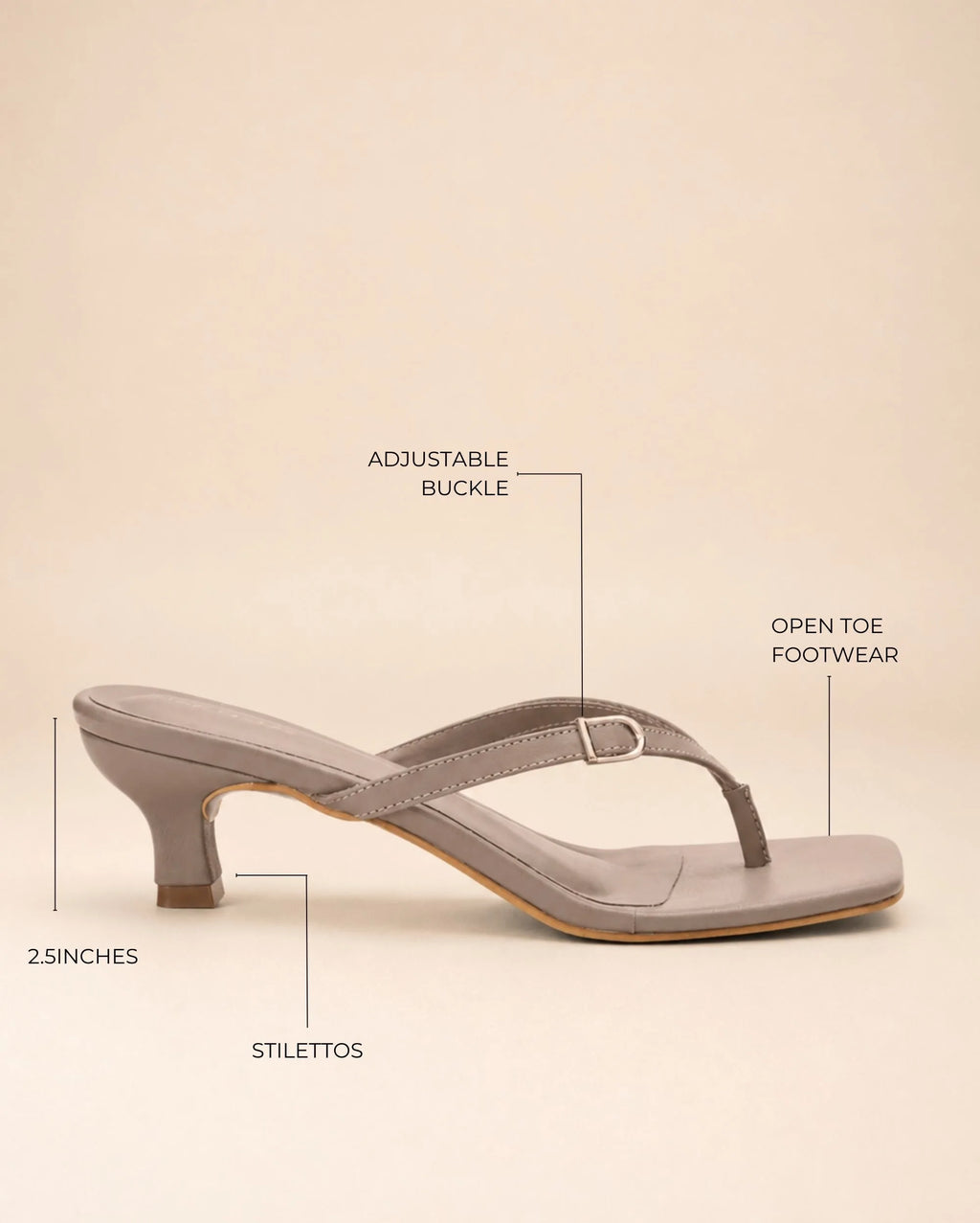 Hepburn Wise Kitten Heels - Lino Perros