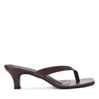 Hepburn Brown Kitten Heels - Lino Perros