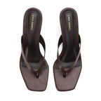 Hepburn Brown Kitten Heels - Lino Perros
