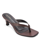 Hepburn Brown Kitten Heels - Lino Perros