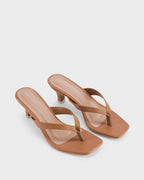 Hepburn Wise Kitten Tan Heels