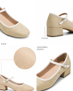 Hepburn Vera Off-White Heels - Lino Perros