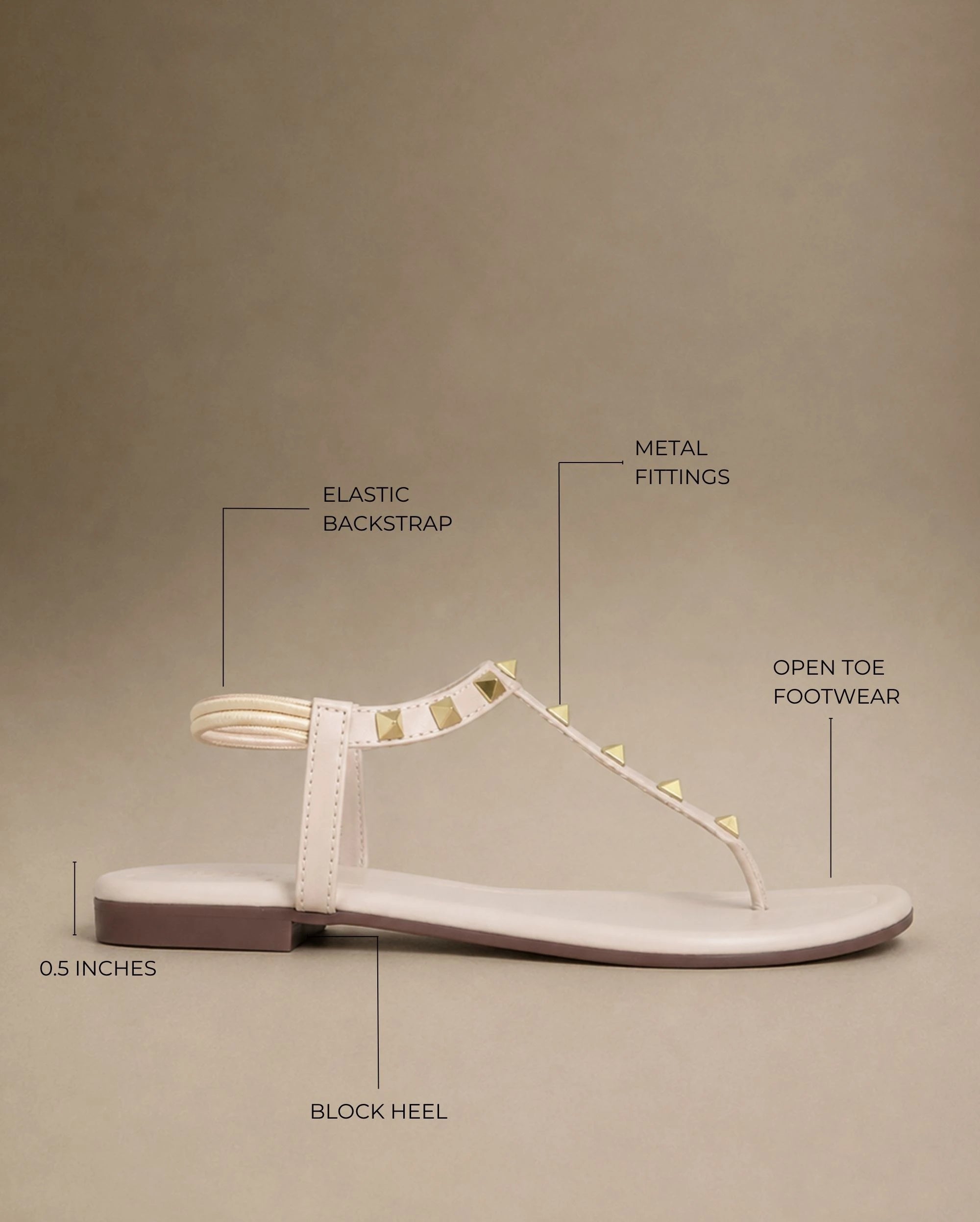 Mary Cultured Rock Studded Flats - Lino Perros
